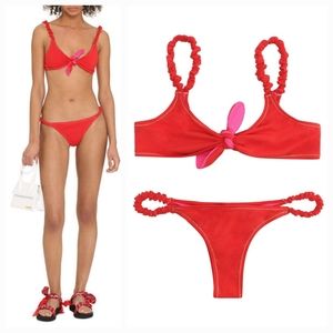 Regina Olga Luca Bikini Set in Red Size 3 NWT
